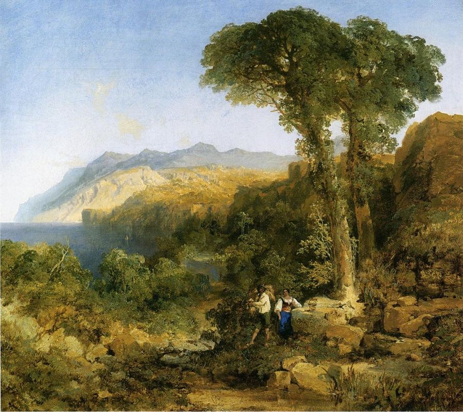 Thomas Moran Amalfi Coast